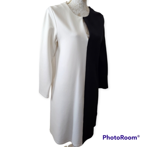 Kenneth Cole New York Black & White Dress size Large - Picture 5 of 16